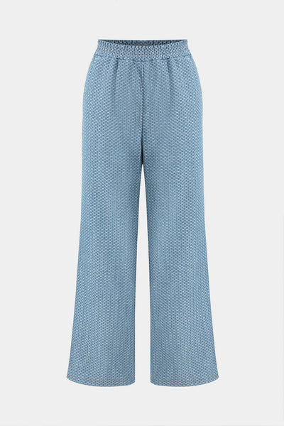 Denim Long Sleeve Drawstring Top and Jeans Set