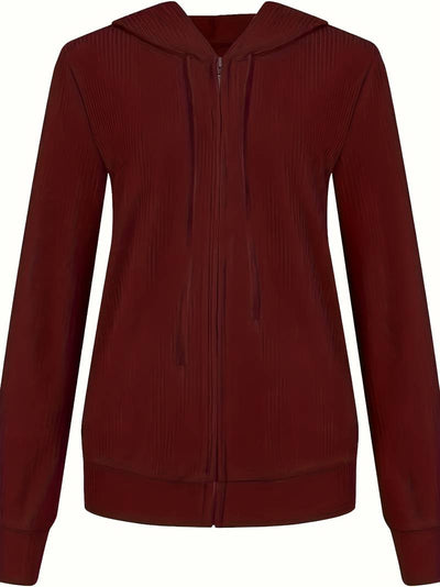 Sophie | Gebreid vest met capuchon