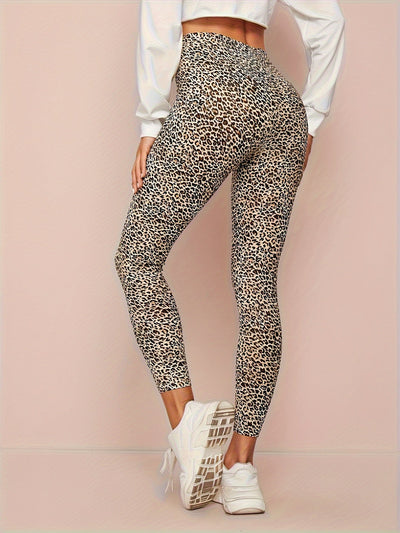 Luna | Leopard print high-waisted leggings