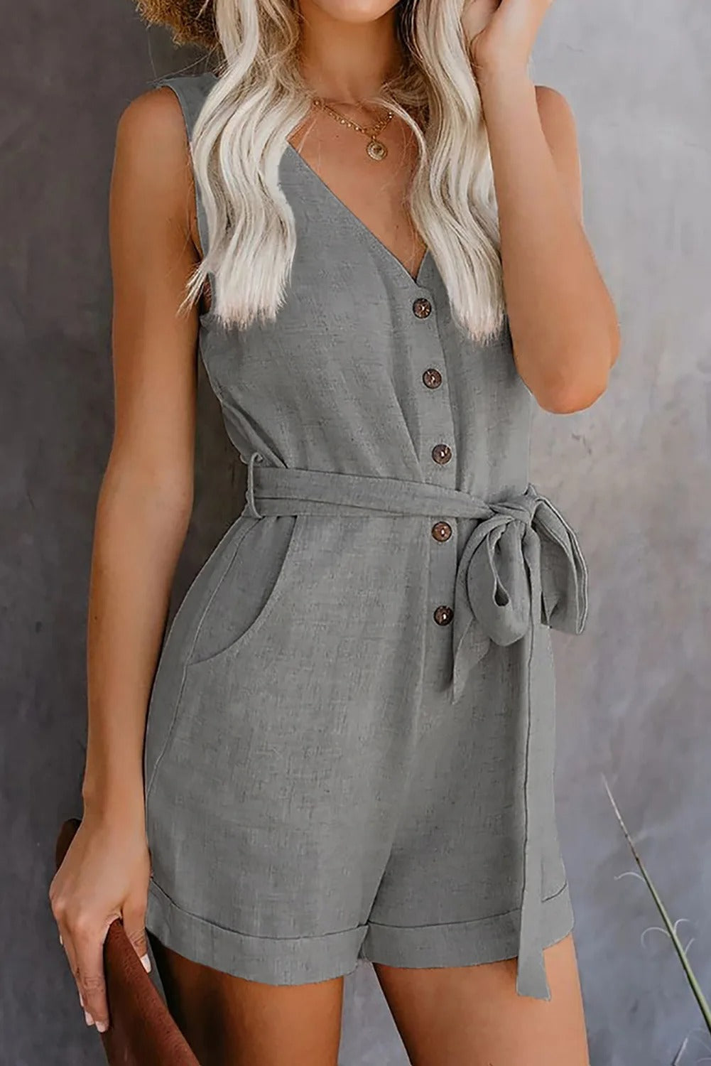 Giulia - Short Jumpsuit with Pockets