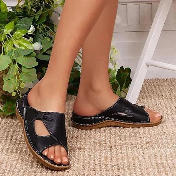 Hazel - Leather sandals
