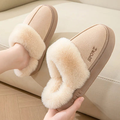 Eva Confort - Suede indoor slippers for women