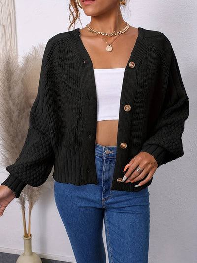 Esmée | Cardigan with lantern sleeves