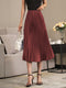 Elise | Elegant A-line pleated skirt