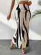 Nina | Elegante hoge taille bodycon rok met willekeurige print