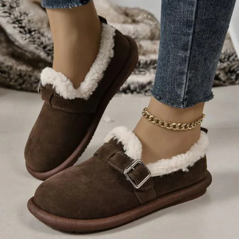 Imke - Comfortable Furry Sandals for Women