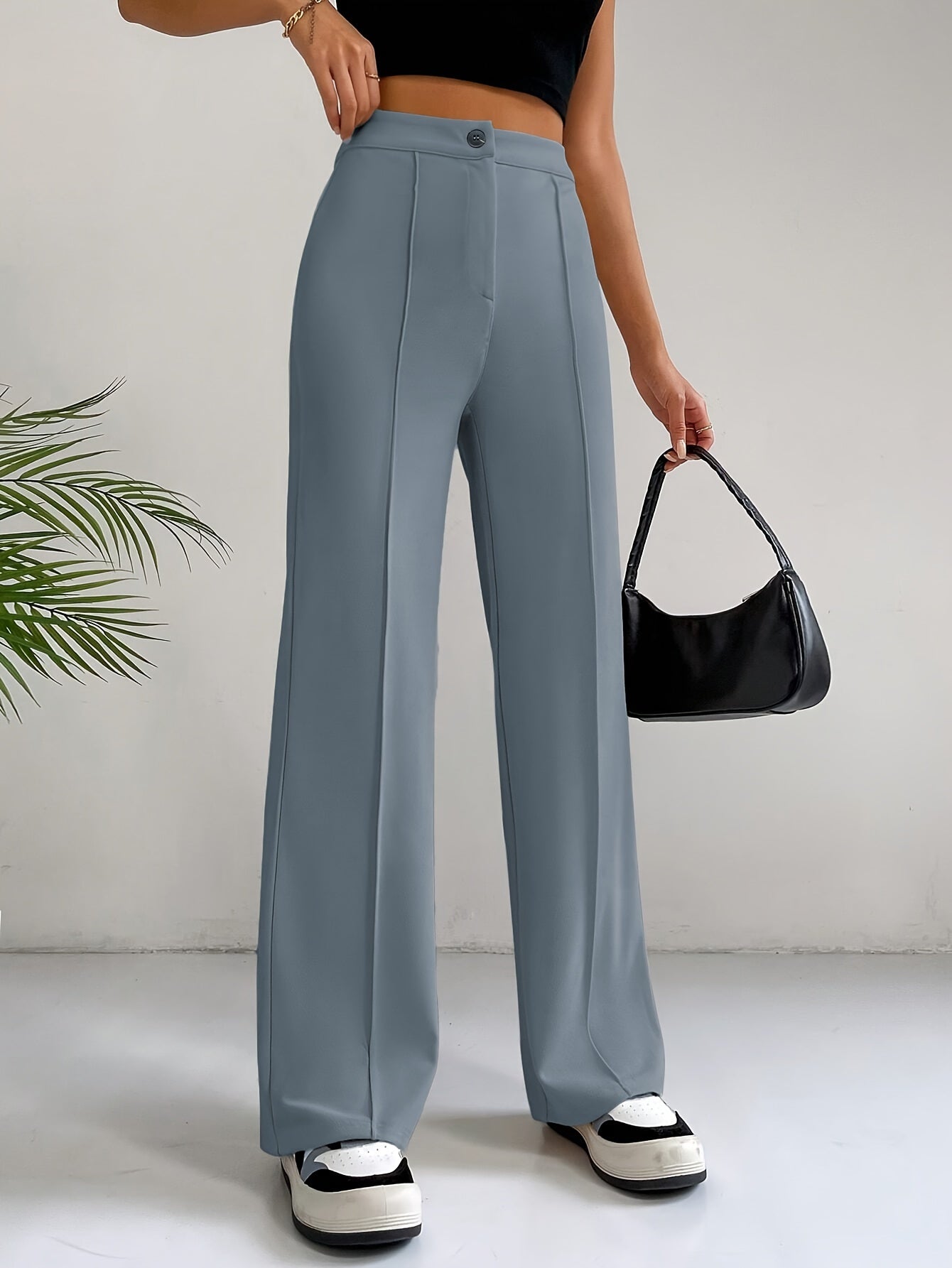 Elin | Stylish high-waisted slim trousers