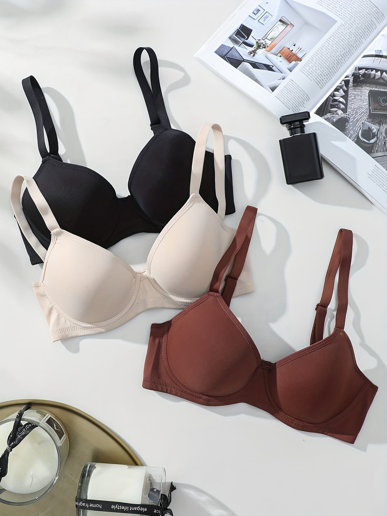 Nina | 3-delige naadloze anti-verslapping push-up bh