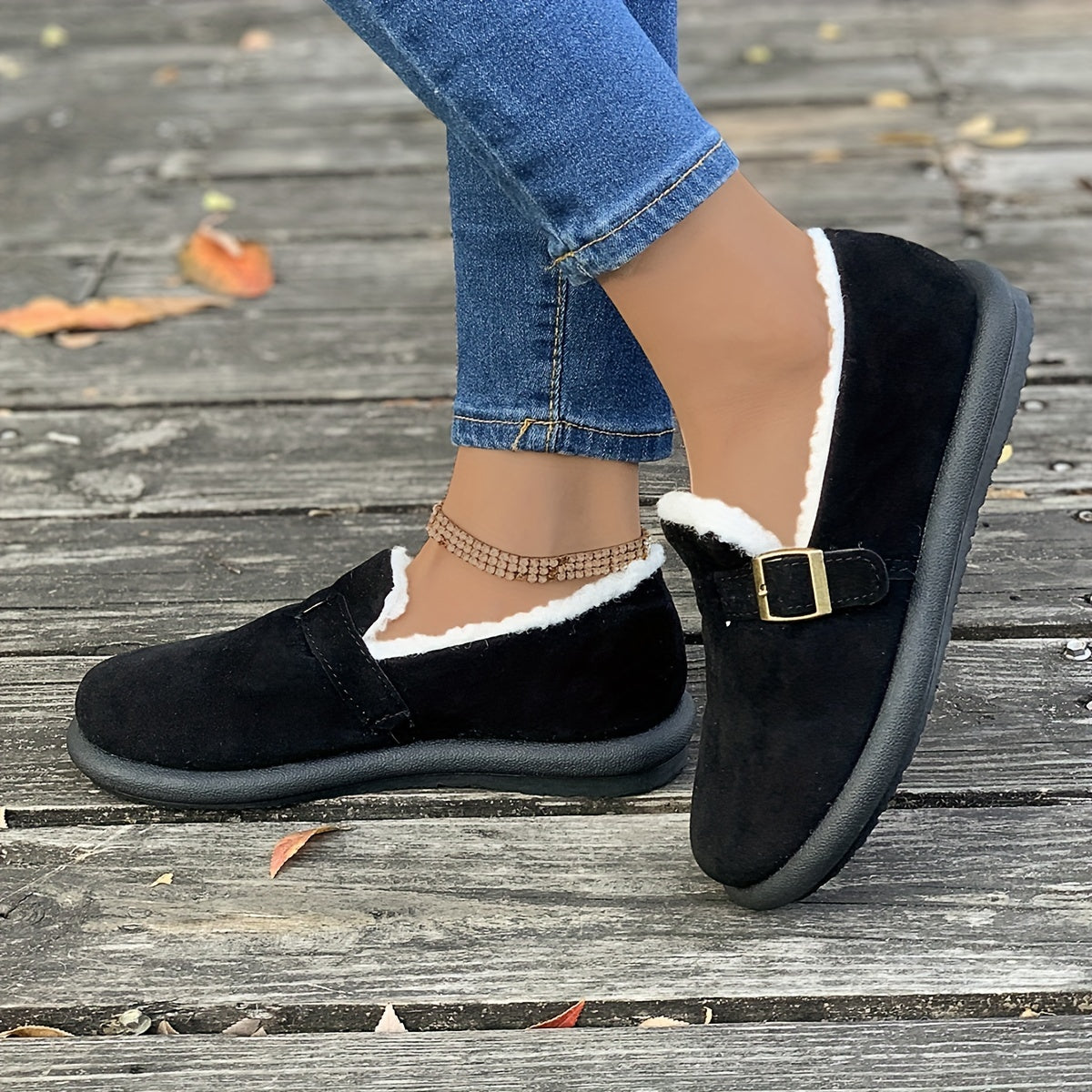 Lena | Flat loafers with plush lining