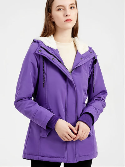 Sophie | Stevige lange parka met capuchon