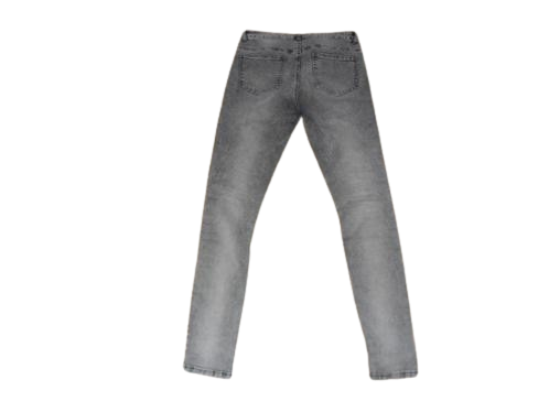 three green denim jeans