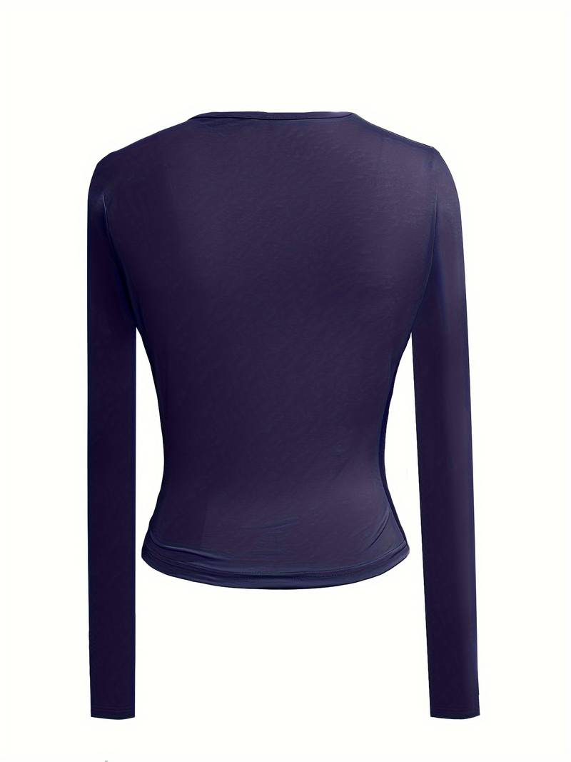 Julia | Long-sleeved top with a V-neck