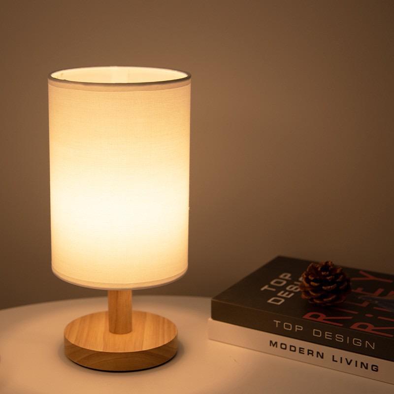 Aivaro - Organic Wood Linen Lamp Remote Control
