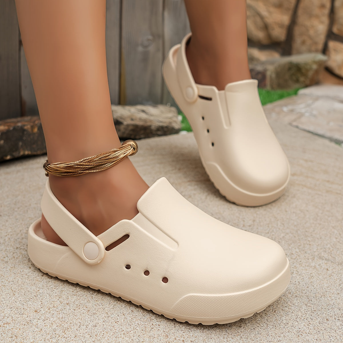 Nina | Ademend, waterdicht & antislip zomer slides met zachte zool