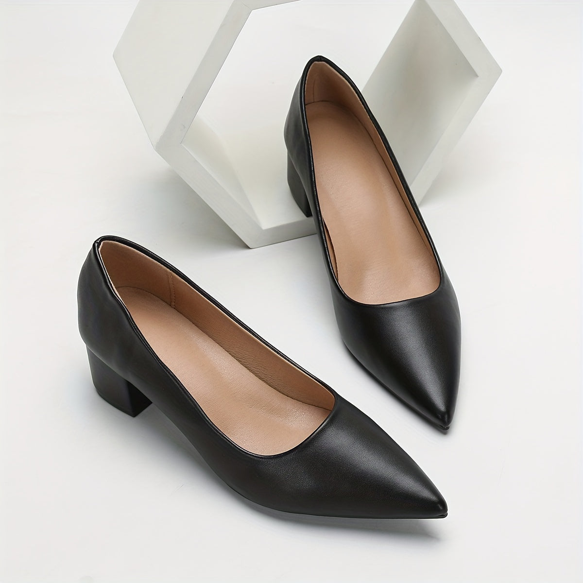 Elena | Sturdy women's heels with pointed toe