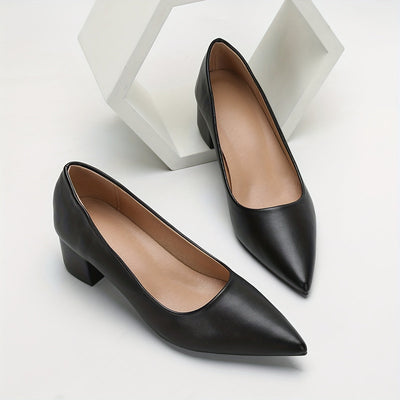 Elena | Sturdy women's heels with pointed toe