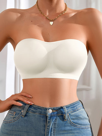 Naomi | Stevige strapless bandeau-top met zijsluiting