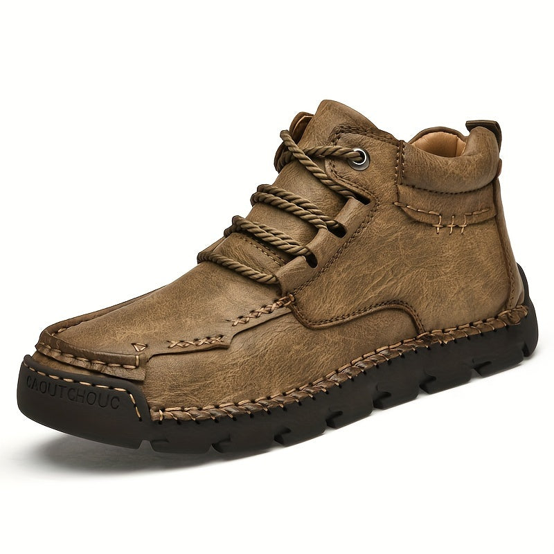 Floris | Solid color retro high-top boots