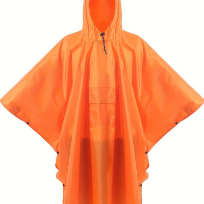 Sophie | Waterdichte lichtgewicht regenponcho met capuchon en zak