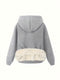 Nina | Effen kleur dames hoodie met fleece voering
