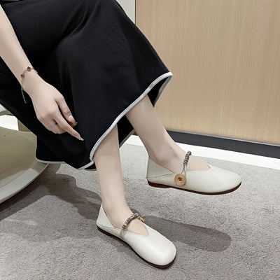 Nina | Comfortabele dames mocassins met knoopsluiting