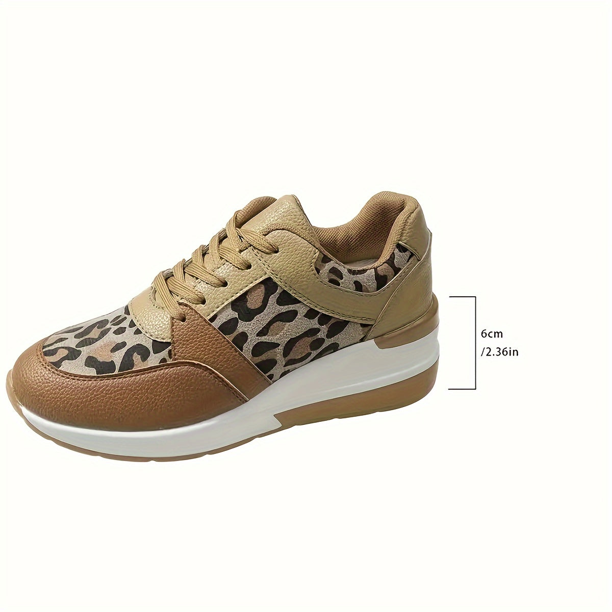 Nina | Women's sneakers with leopard print