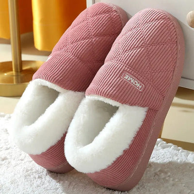 Mila | Warme dames pantoffels met dikke voering・Compact en comfortabel