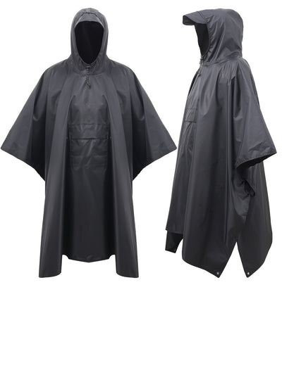 Sophie | Waterdichte lichtgewicht regenponcho met capuchon en zak