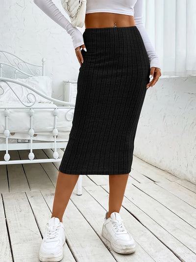 Noa | Stevige bodycon-rok met hoge taille