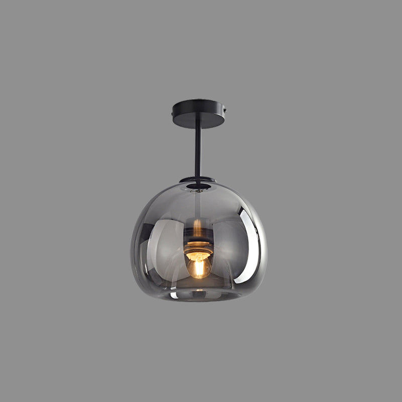 Sanna moderne ronde LED-plafondlamp goud/zwart metaal/glas slaapkamer/eetkamer/woonkamer