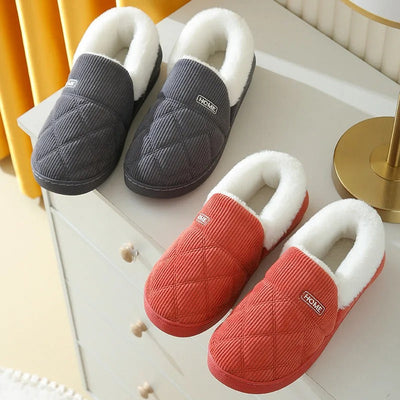 Mila | Warme dames pantoffels met dikke voering・Compact en comfortabel