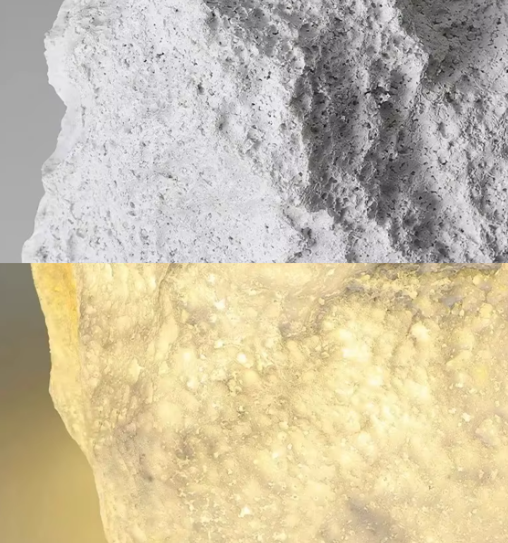 Delorien - Sculptural Stone Outdoor Lamp