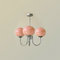Piora - Pink Glass Bubble Chandelier
