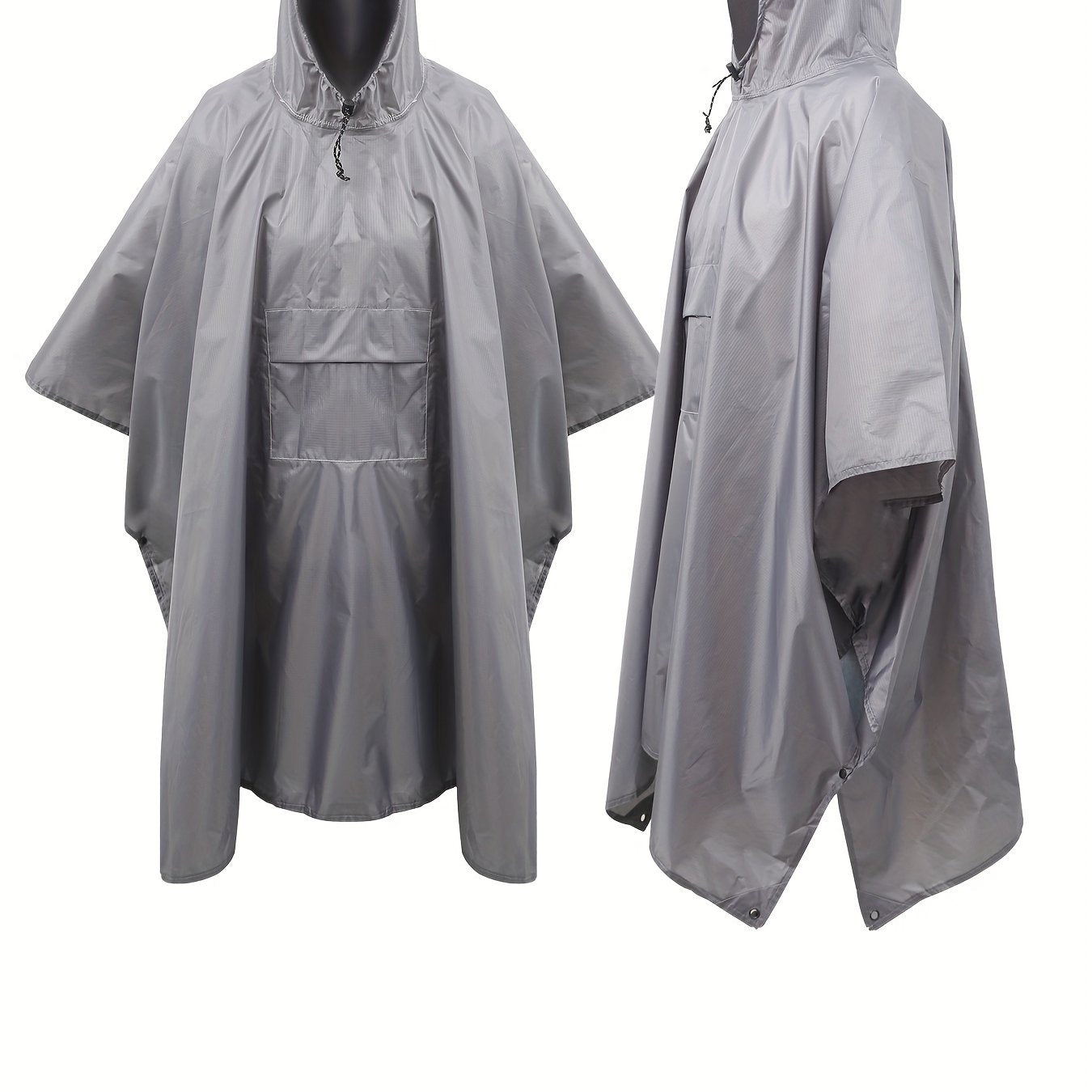Sophie | Waterdichte lichtgewicht regenponcho met capuchon en zak
