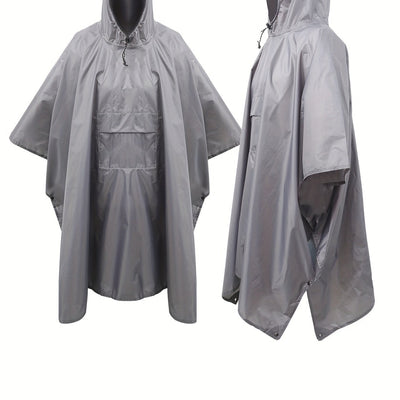Sophie | Waterdichte lichtgewicht regenponcho met capuchon en zak