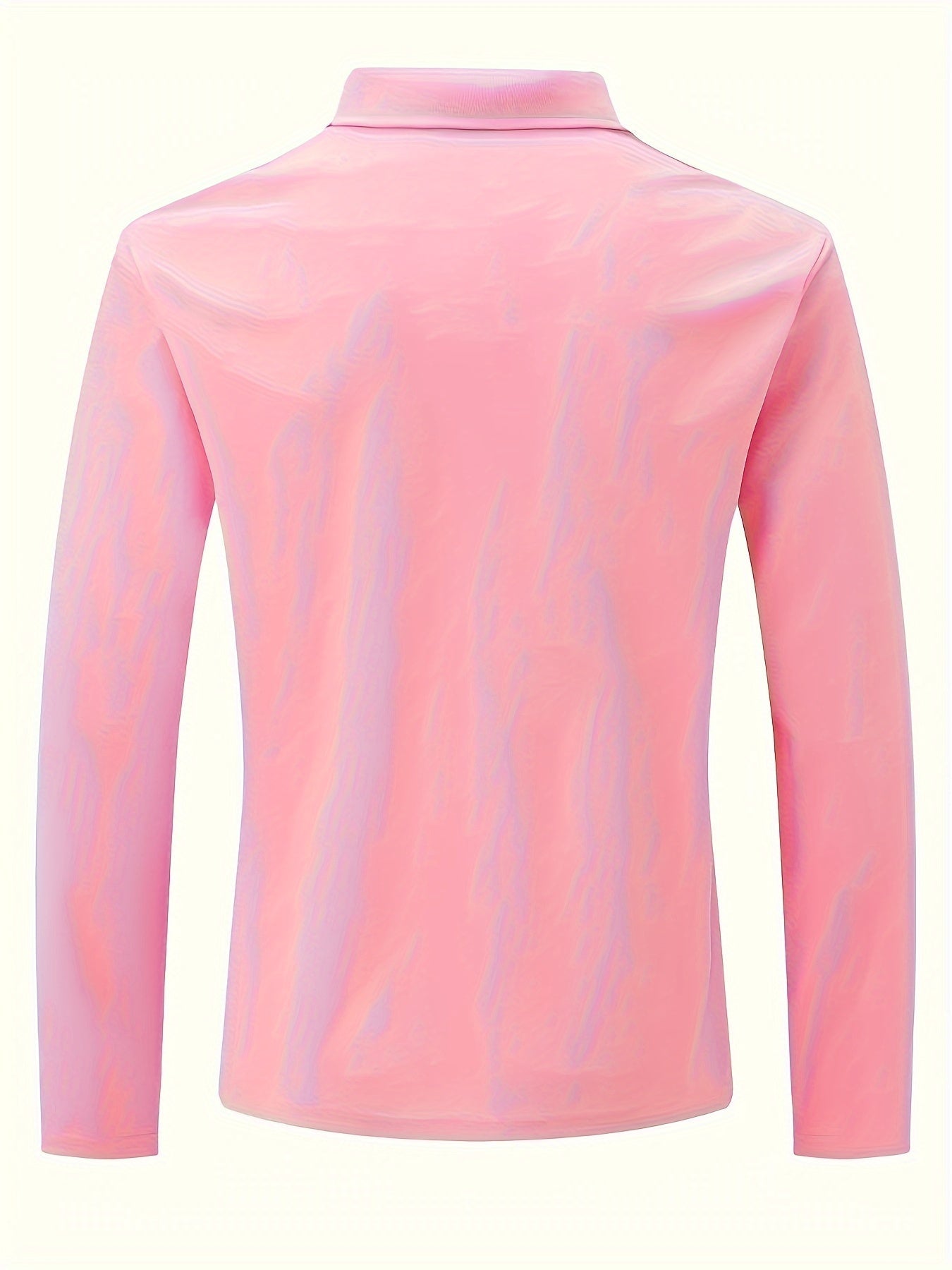 Daan | Effen polo shirt met lange mouw