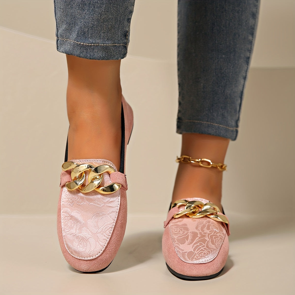 Mocassins voor dames | Grote maat platte schoenen met zachte zool