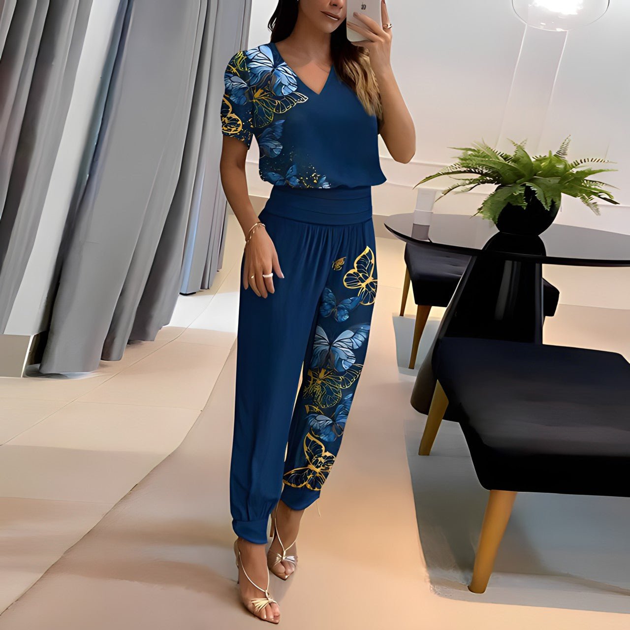 Evelyn - Trendy blouse and pants