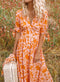 Nayara – Avondjurk met Print | Elegant, Opvallend & Verfijnd