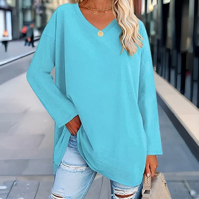 Dalina - Longsleeve Trui met V-hals