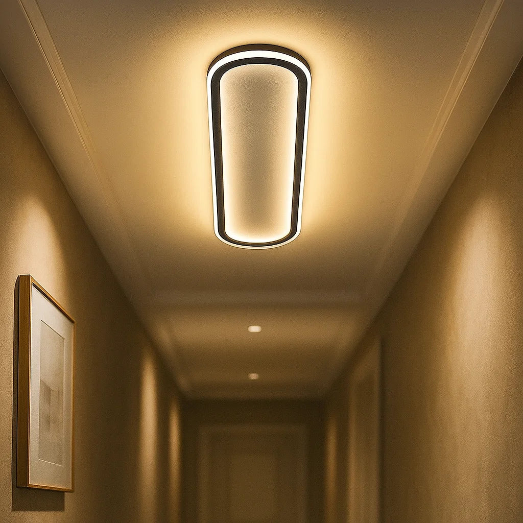 Lunavel – Oval LED Ceiling Light For Hallway