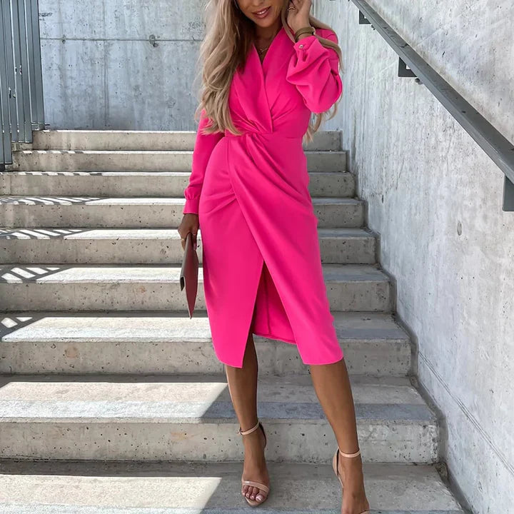 Ava Midi Jurk met Split