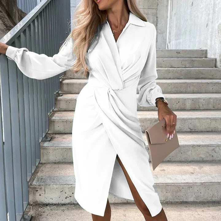 Ava Midi Jurk met Split