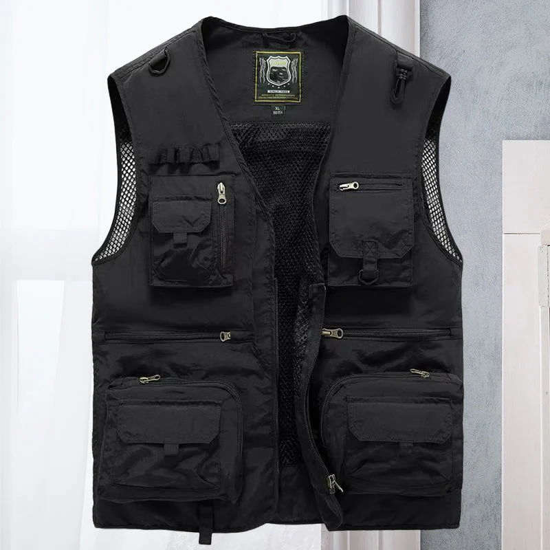 Multifunctioneel Outdoor Vest Heren – Ademend Met Veel Opbergzakken