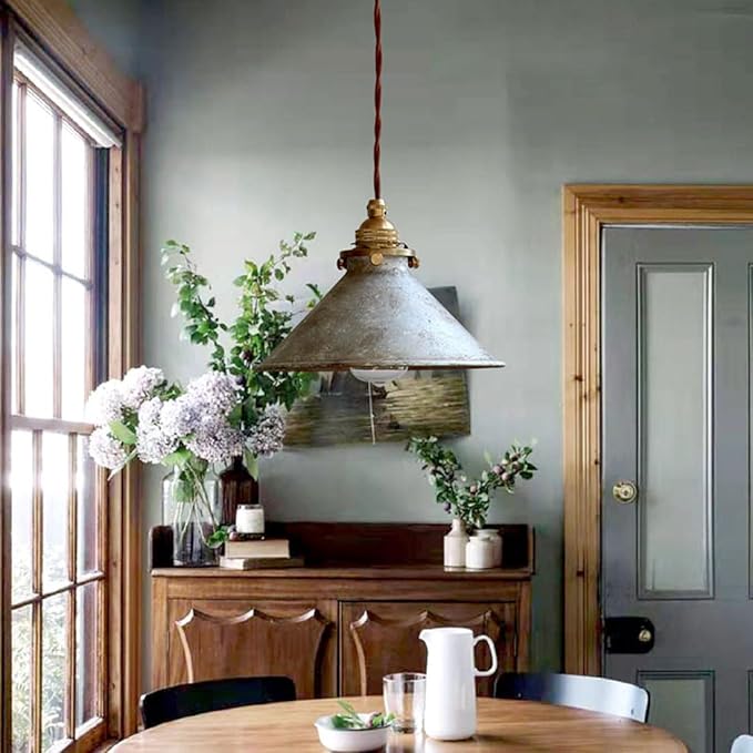 Rimora - Rustic Industrial Pendant Light