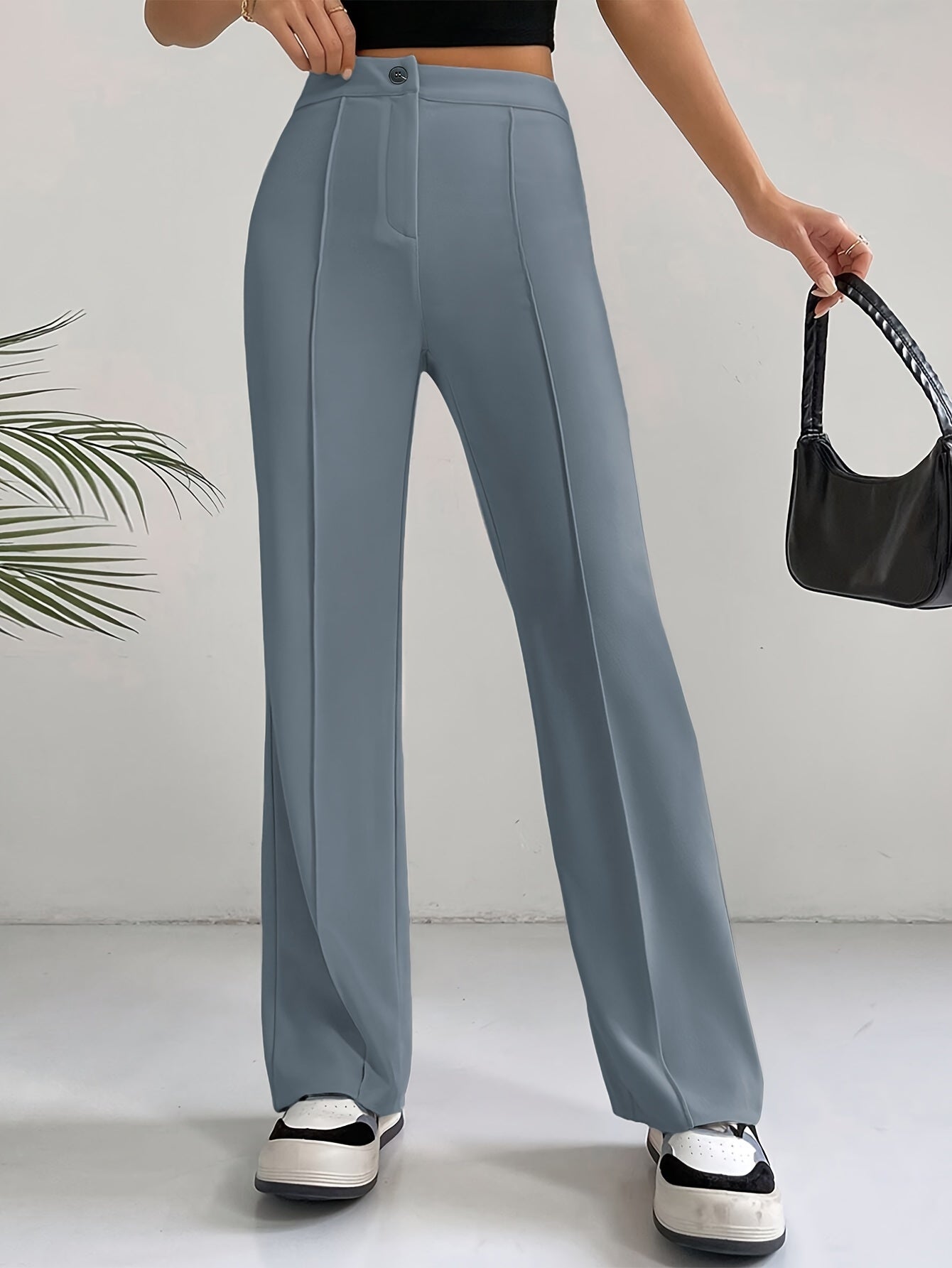 Elin | Stylish high-waisted slim trousers