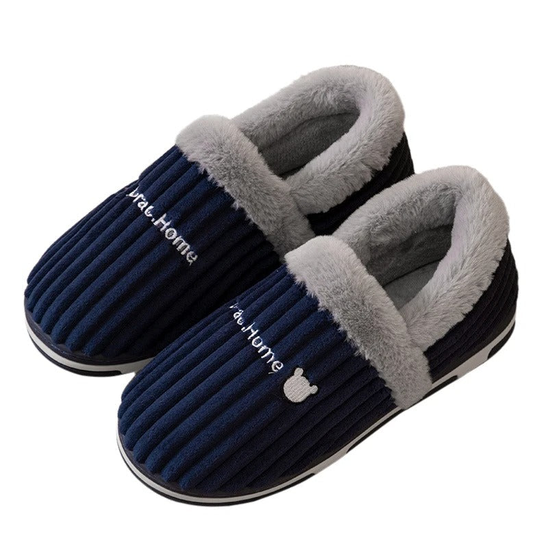 Mila | Warme dames pantoffels met dikke voering・Compact en comfortabel