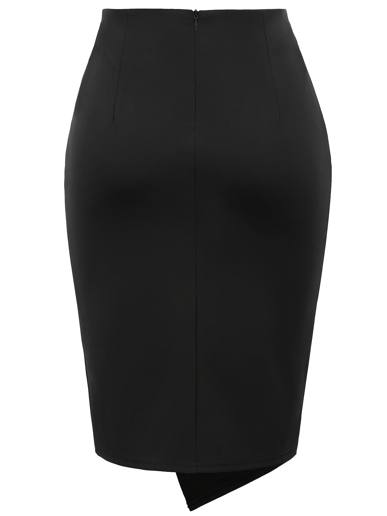 Emma | Sturdy skirt with a twisted front and wrap hem