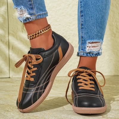 Dsjala - Retro Lace-up Shoes