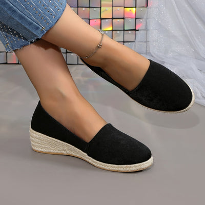 Robin | Effen kleur casual pumps met zachte zool